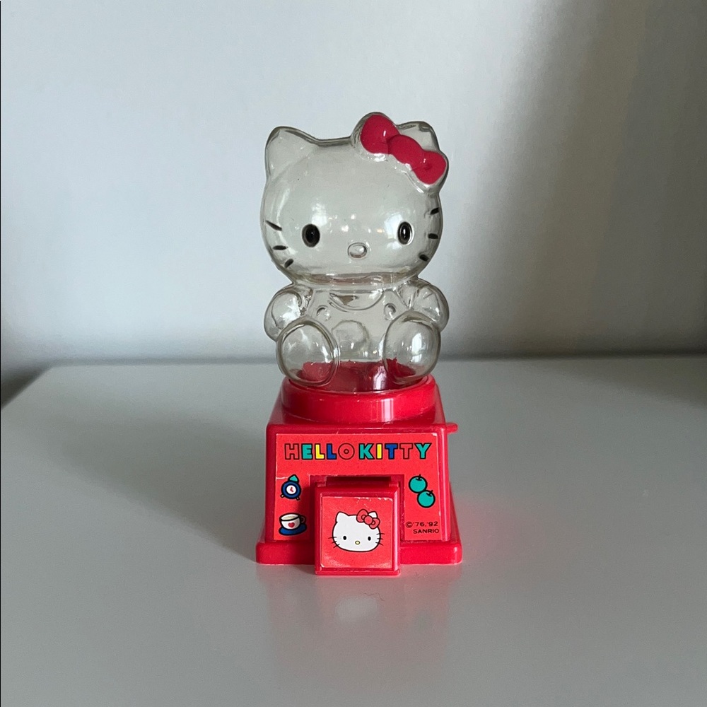 Hello Kitty Vintage Mini Gumball Machine 1990s